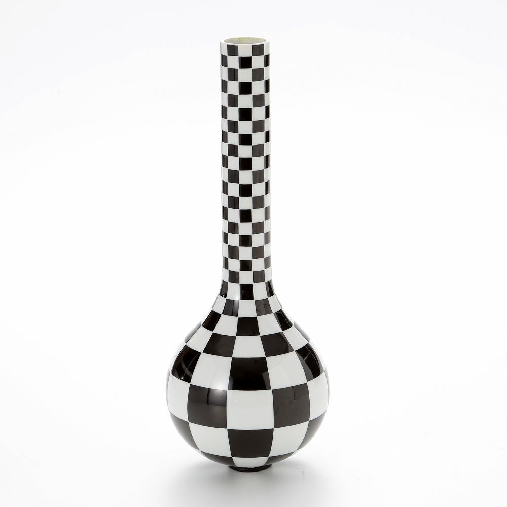 アウガルテン（AUGARTEN） ピノキオ ブラック＆ホワイト チェック（6635） ベース 29cm（897）