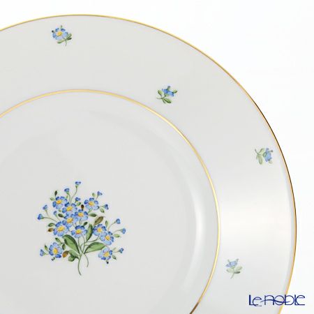 アウガルテン（AUGARTEN） 忘れな草（6690） BBプレート 16cm（001シューベルトシェイプ）