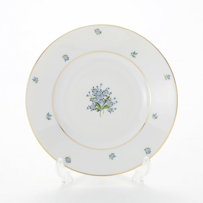 アウガルテン（AUGARTEN） 忘れな草（6690） BBプレート 16cm（001シューベルトシェイプ）