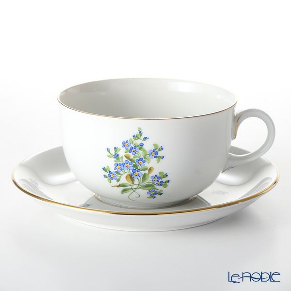 アウガルテン（AUGARTEN） 忘れな草（6690） ティーカップ＆ソーサー（L） 0.25L（001）