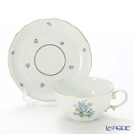 アウガルテン（AUGARTEN） 忘れな草（6690） ティーカップ＆ソーサー 250ml（062）