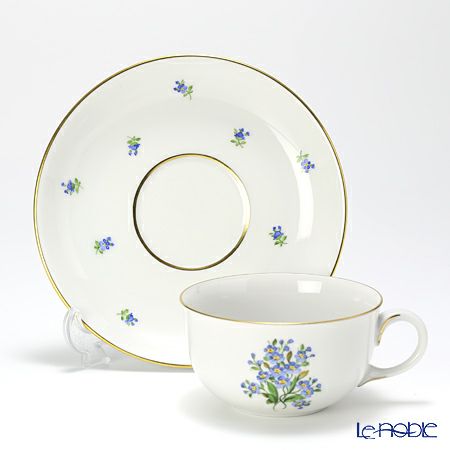 アウガルテン（AUGARTEN） 忘れな草（6690） ティーカップ＆ソーサー（S） 200ml（001）