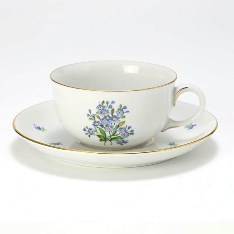 アウガルテン（AUGARTEN） 忘れな草（6690） ティーカップ＆ソーサー（S） 200ml（001）