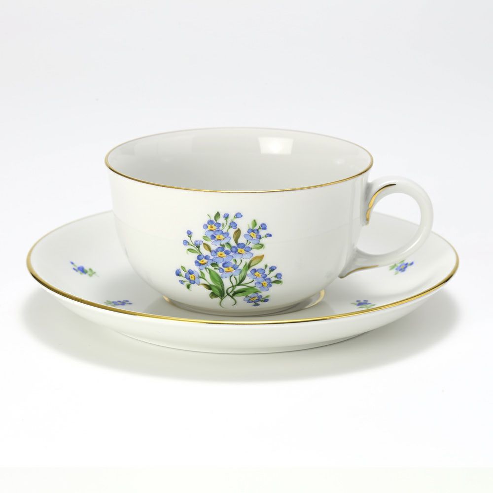 アウガルテン（AUGARTEN） 忘れな草（6690） ティーカップ＆ソーサー（S） 200ml（001）