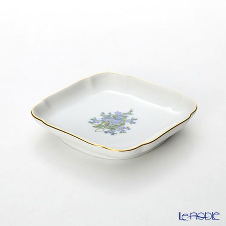 アウガルテン（AUGARTEN） 忘れな草（6690） スクエアディッシュ 9×9cm（110）