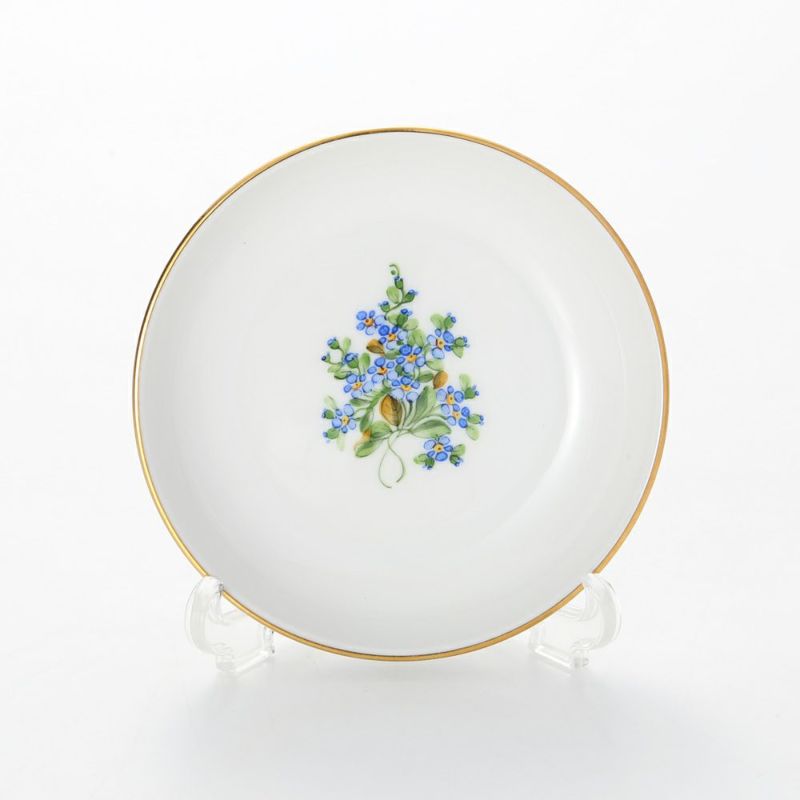 アウガルテン（AUGARTEN） 忘れな草（6690） ラウンドディッシュ 9cm（069）