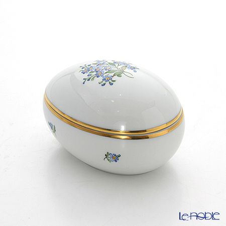 アウガルテン（AUGARTEN） 忘れな草（6690） エッグシェイプボックス（606）