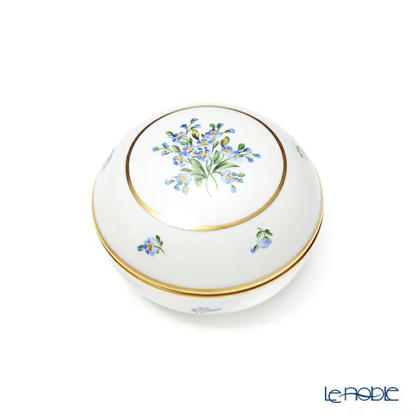 アウガルテン（AUGARTEN） 忘れな草 （6690） ジュエリーボックス 8cm （509）