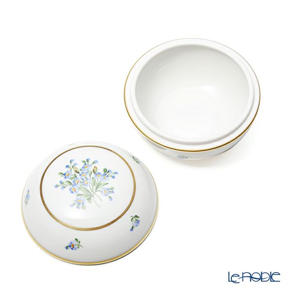 アウガルテン（AUGARTEN） 忘れな草 （6690） ジュエリーボックス 8cm （509）