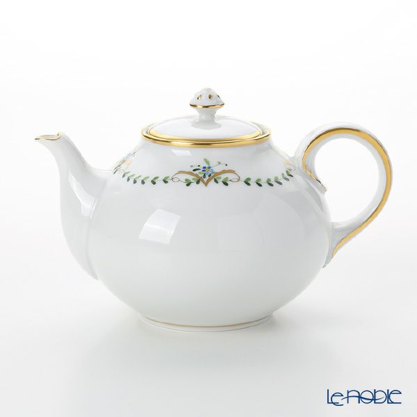 アウガルテン（AUGARTEN） ビーダーマイヤーガーランド（6701） ティーポット 600ml（001シューベルトシェイプ）