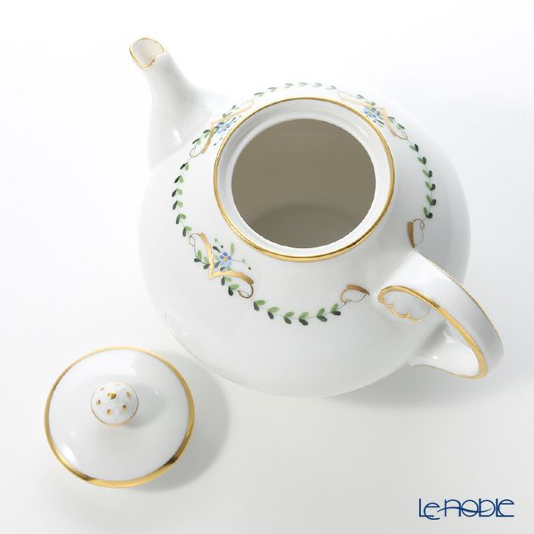 アウガルテン（AUGARTEN） ビーダーマイヤーガーランド（6701） ティーポット 600ml（001シューベルトシェイプ）