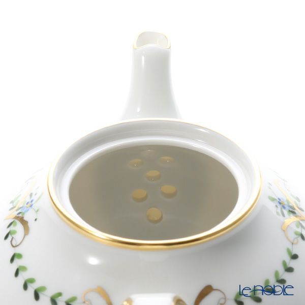 アウガルテン（AUGARTEN） ビーダーマイヤーガーランド（6701） ティーポット 600ml（001シューベルトシェイプ）