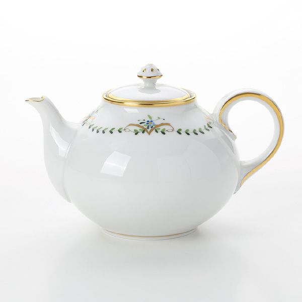 アウガルテン（AUGARTEN） ビーダーマイヤーガーランド（6701） ティーポット 600ml（001シューベルトシェイプ）