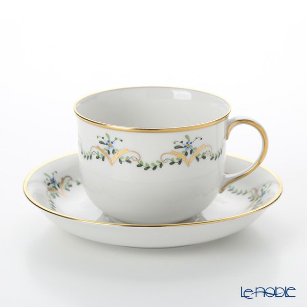 アウガルテン（AUGARTEN） ビーダーマイヤーガーランド（6701） コーヒーカップ＆ソーサー 200ml