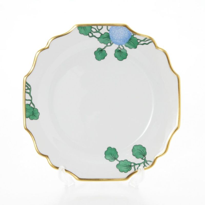 アウガルテン（AUGARTEN） ハイドランジア（アジサイ）（6703） プレート 20cm（114ヴェルヴェデーレシェイプ）