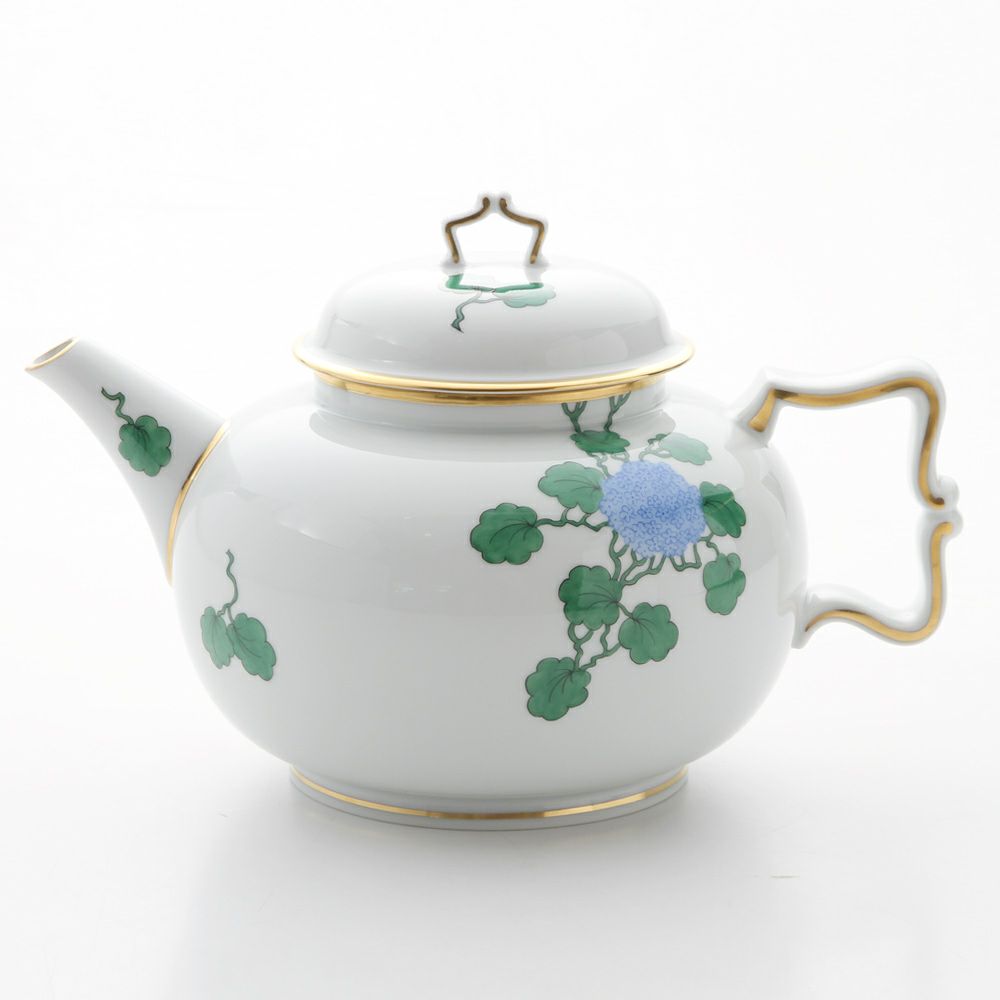 アウガルテン（AUGARTEN） ハイドランジア（アジサイ）（6703） ティーポット（L） 1.5L（114ヴェルヴェデーレシェイプ）