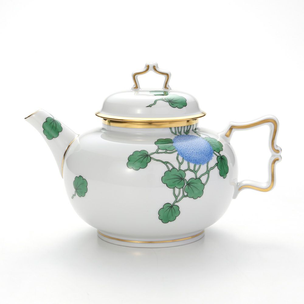 アウガルテン（AUGARTEN） ハイドランジア（アジサイ）（6703） ティーポット（S） 750ml（114ヴェルヴェデーレシェイプ）