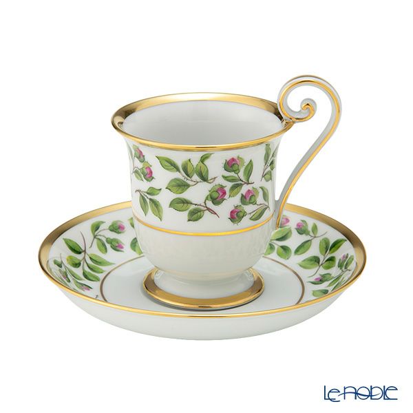 アウガルテン（AUGARTEN） ローズバッド（6706） チョコレートカップ＆ソーサー 80ml（852）