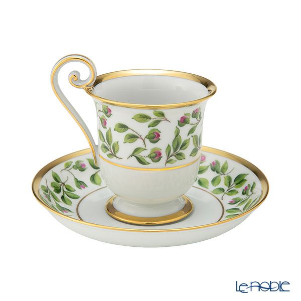 アウガルテン（AUGARTEN） ローズバッド（6706） チョコレートカップ＆ソーサー 80ml（852）