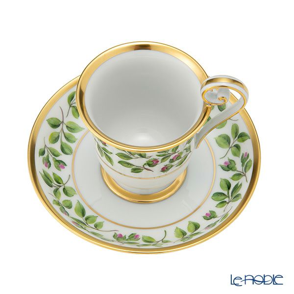 アウガルテン（AUGARTEN） ローズバッド（6706） チョコレートカップ＆ソーサー 80ml（852）