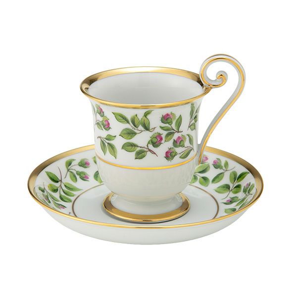 アウガルテン（AUGARTEN） ローズバッド（6706） チョコレートカップ＆ソーサー 80ml（852）