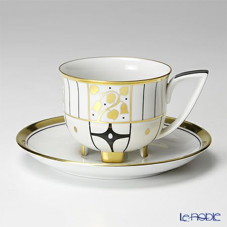 アウガルテン（AUGARTEN） デコヴィエナ ホフマン リッチ（6734R） コーヒーカップ＆ソーサー 200ml（019）