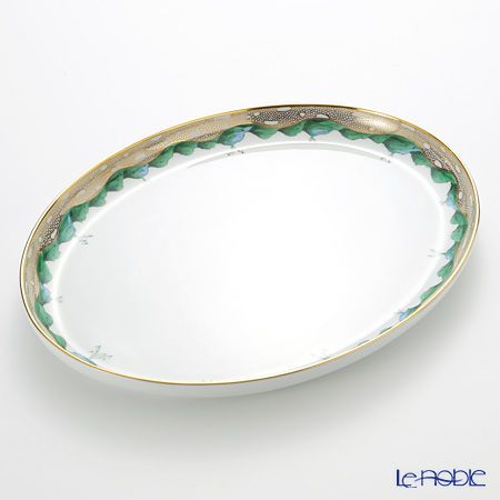 アウガルテン（AUGARTEN） ファンタジーバード（6766） デジュネトレイ 43×33cm（001）