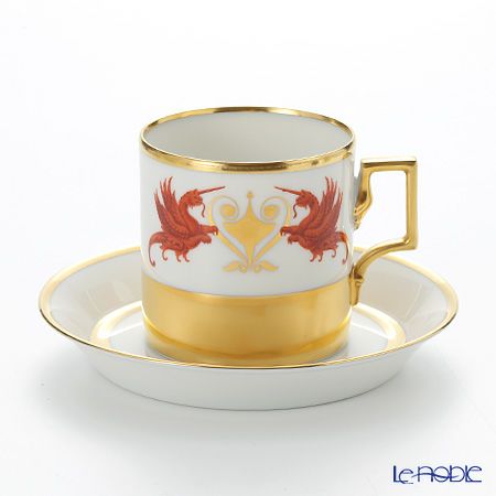 アウガルテン（AUGARTEN） グロリエット（6777） コーヒーカップ＆ソーサー（098）