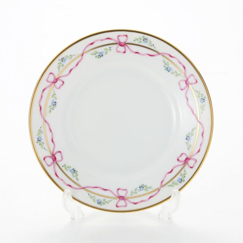 アウガルテン（AUGARTEN） ビーダーマイヤー リボン（6793） BBプレート 16cm（001シューベルトシェイプ）