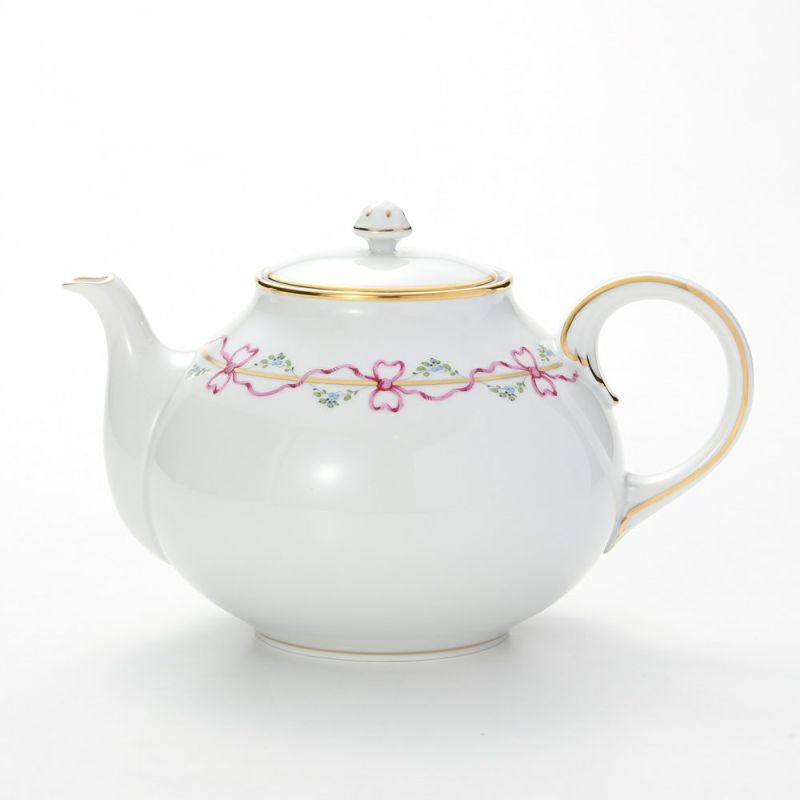 アウガルテン（AUGARTEN） ビーダーマイヤー リボン（6793） ティーポット（L） 1.2L（001）