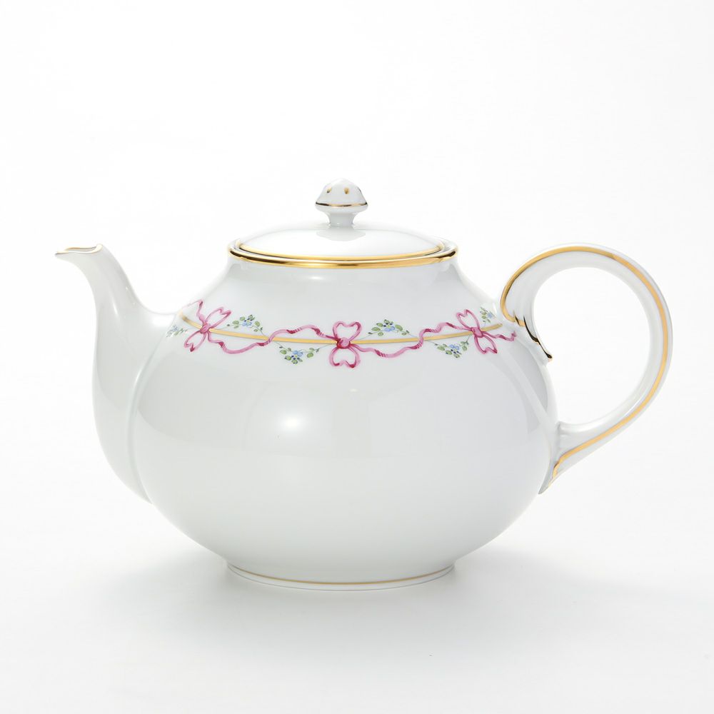 アウガルテン（AUGARTEN） ビーダーマイヤー リボン（6793） ティーポット（L） 1.2L（001）