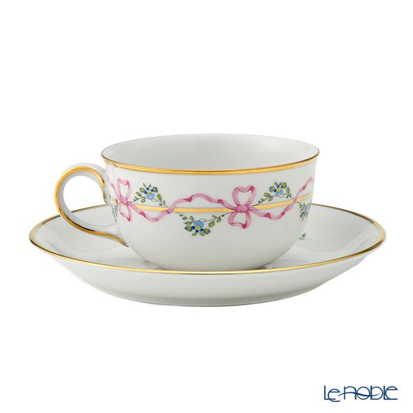 アウガルテン（AUGARTEN） ビーダーマイヤー リボン（6793） ティーカップ＆ソーサー（S） 200ml（001）