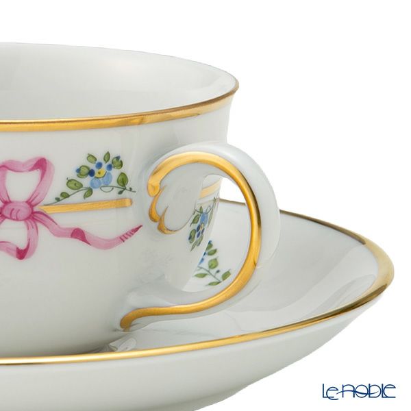 アウガルテン（AUGARTEN） ビーダーマイヤー リボン（6793） ティーカップ＆ソーサー（S） 200ml（001）