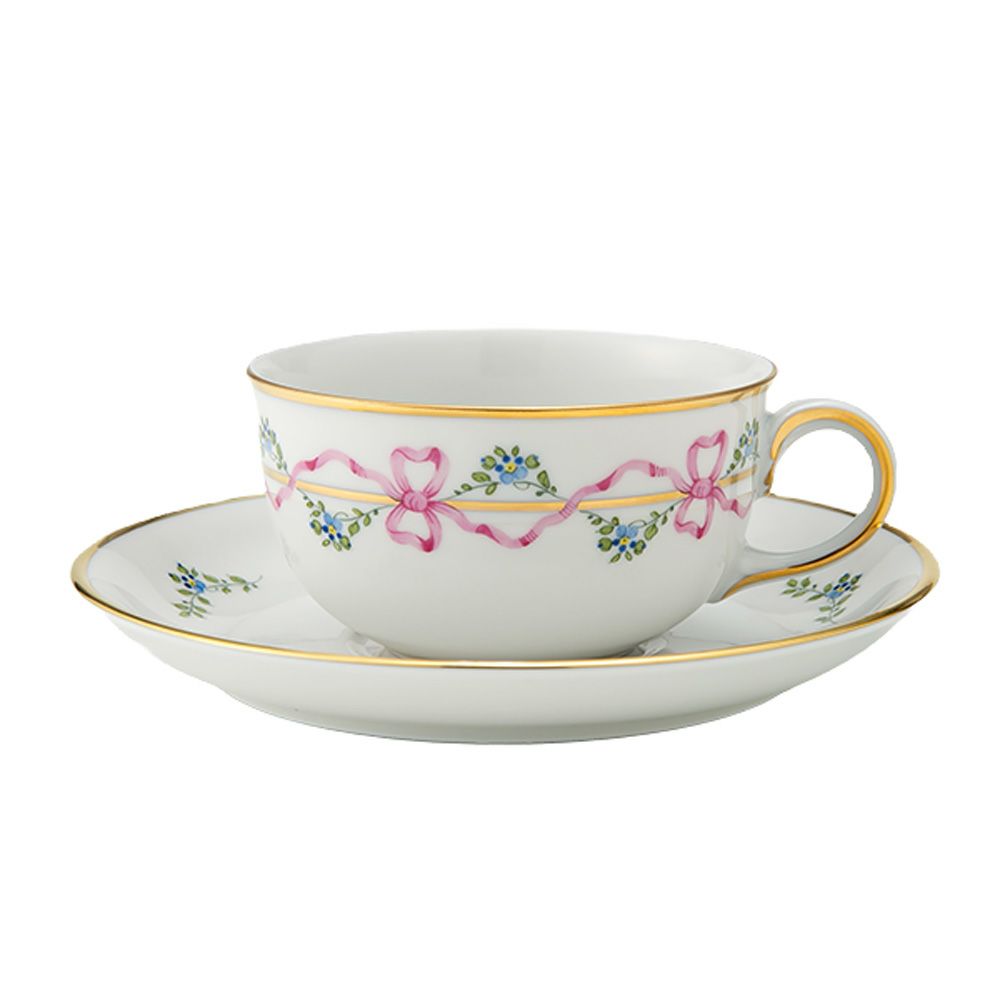 アウガルテン（AUGARTEN） ビーダーマイヤー リボン（6793） ティーカップ＆ソーサー（S） 200ml（001）