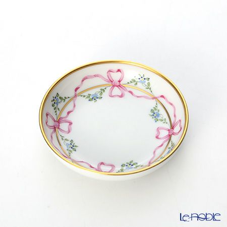 アウガルテン（AUGARTEN） ビーダーマイヤー リボン（6793） ラウンドディッシュ 9cm（069）