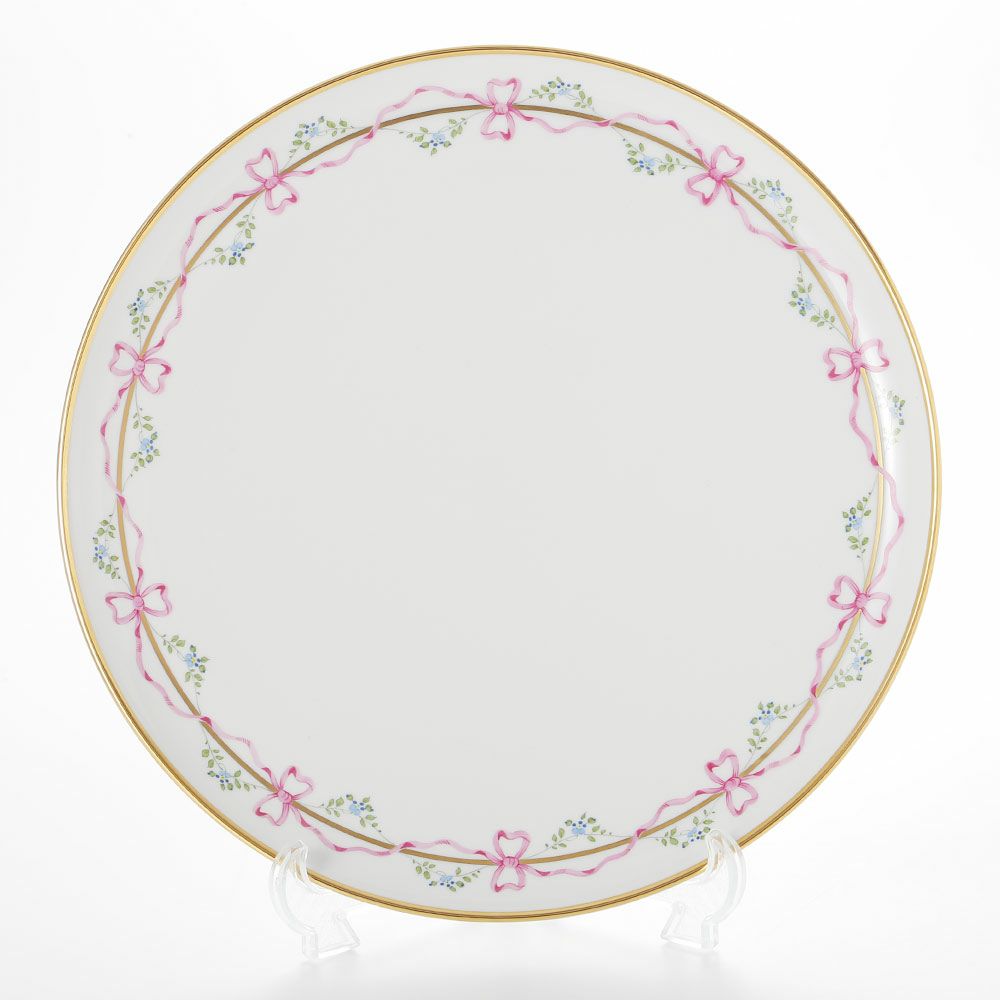 アウガルテン（AUGARTEN） ビーダーマイヤー リボン（6793） ケーキプレート 30cm（649）