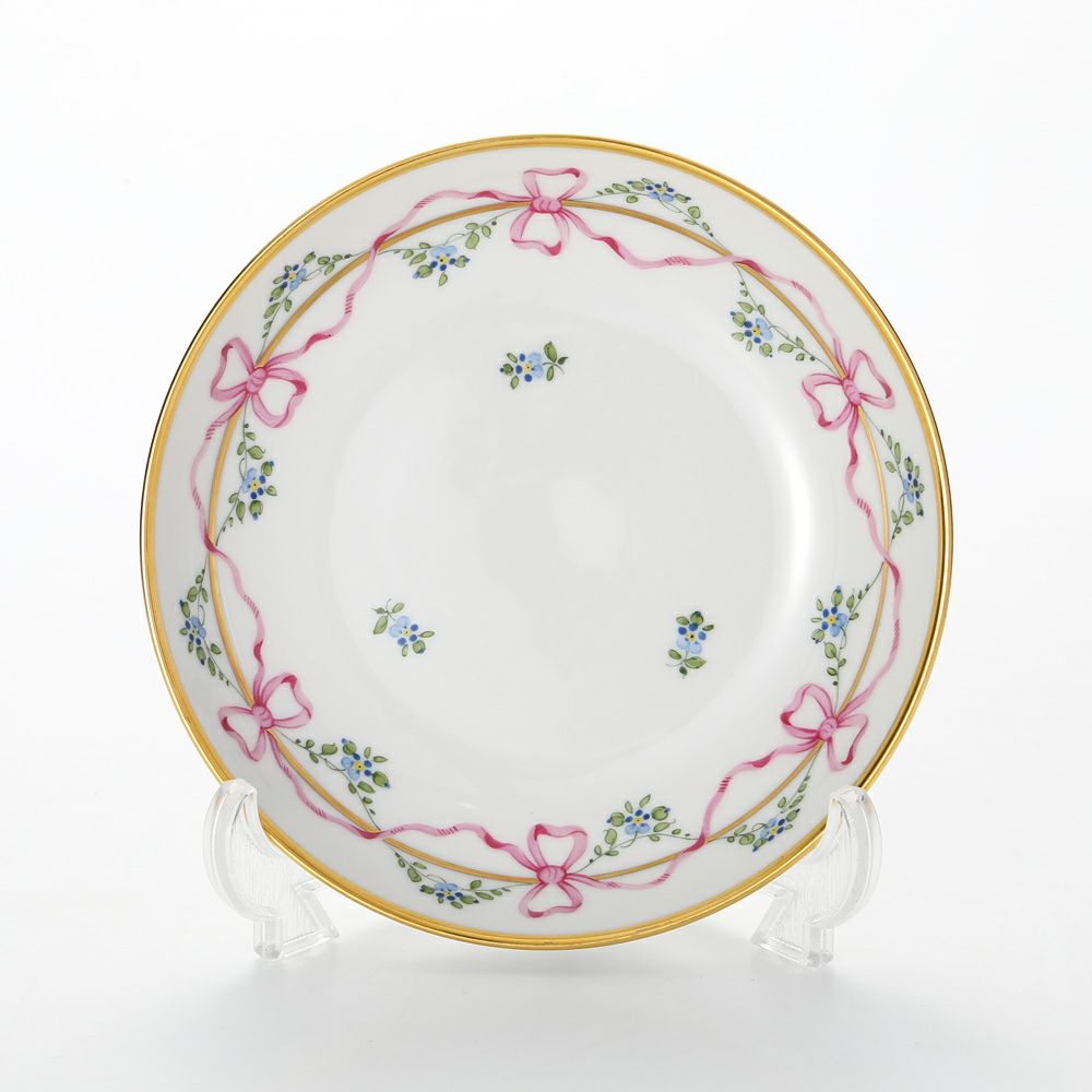 アウガルテン（AUGARTEN） ビーダーマイヤー リボン（6793） ラウンドディッシュ 12.5cm（069）