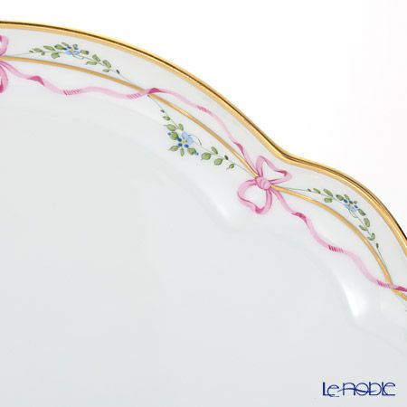 アウガルテン（AUGARTEN） ビーダーマイヤー リボン（6793） デジュネトレイ 36×32cm（050）