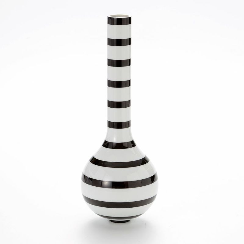 アウガルテン（AUGARTEN） ピノキオ ブラック＆ホワイト ボーダー（6819） ベース 29cm（897）