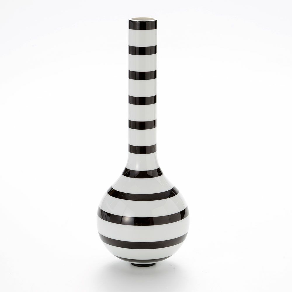 アウガルテン（AUGARTEN） ピノキオ ブラック＆ホワイト ボーダー（6819） ベース 29cm（897）