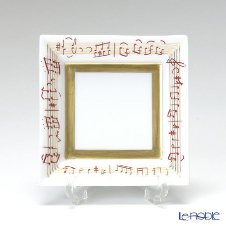 アウガルテン（AUGARTEN） ピアノソナタ310（6859） スクエアディッシュ 8×8cm（867）