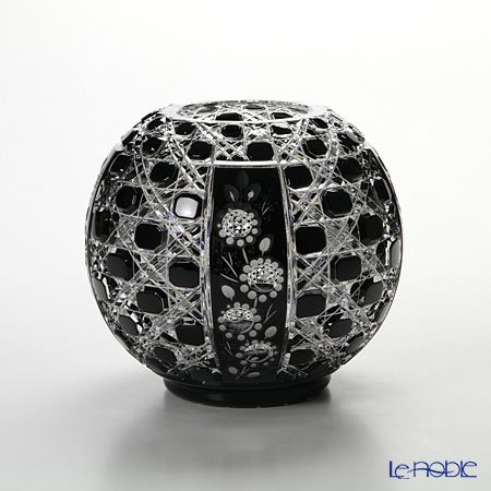 マイセン（Meissen） マイセンクリスタル 花瓶（ブラック） 15cm 140／18BK