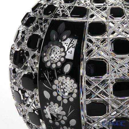 マイセン（Meissen） マイセンクリスタル 花瓶（ブラック） 15cm 140／18BK