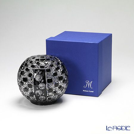 マイセン（Meissen） マイセンクリスタル 花瓶（ブラック） 15cm 140／18BK