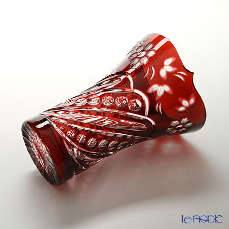 マイセン（Meissen） マイセンクリスタル 花瓶（レッド） 26cm ANT／205／26R