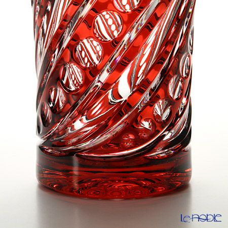 マイセン（Meissen） マイセンクリスタル 花瓶（レッド） 26cm ANT／205／26R