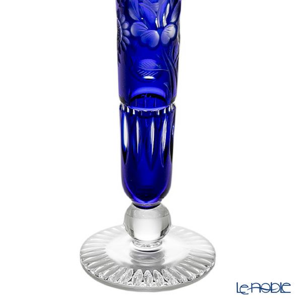 マイセン（Meissen） マイセンクリスタル 一輪挿し 23cm（ブルー） MF0／1024／23B