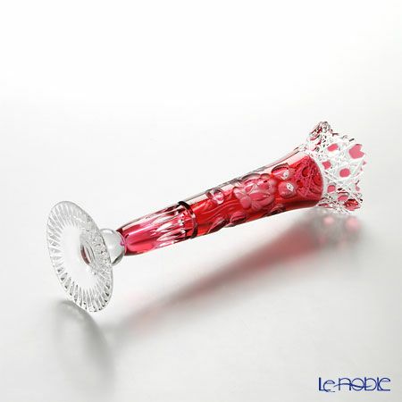 マイセン（Meissen） マイセンクリスタル 一輪挿し 23cm（レッド） MF0／1024／23R