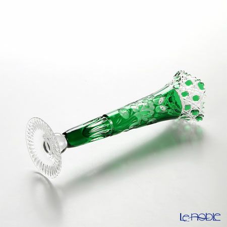 マイセン（Meissen） マイセンクリスタル 一輪挿し 23cm（グリーン） MF0／1024／23G