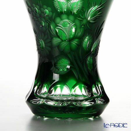 マイセン（Meissen） マイセンクリスタル 花瓶（グリーン） 13cm MFO／1320／13G